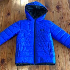 Boys Under Armour puffer jacket WORN ONCE